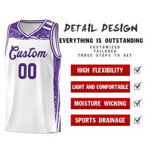 Ensemble de maillots de basket-ball réversibles personnalisés Uniformes de sublimation respirants pour votre propre équipe - Product Image 4