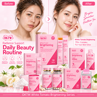 OKTW Complément de Beauté Éclaircissant au Glutathion et Collagène de Tomate Blanche – Multi-formats – Complexe de Glutathion pour le Blanchiment de la Peau