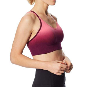 Wholesale <b>Ladies</b> Professional <b>Sports</b> <b>Bra</b> Custom Logo Exercise Workout Quick Dry Fitness <b>Bra</b> Breathable Print Girls' Stylish - Product Image 5