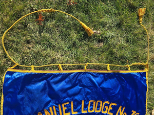 Master Mason Black Lodge Banner Personalized <b>Machine</b> Embroidery Masonic Regalia Blue Lodge Banner top quality ronpex - Product Image 3