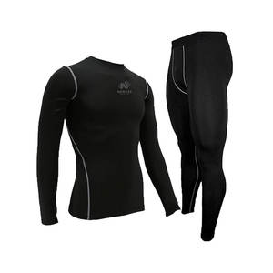 Trajes de Compresión para Hombre, Transpirables, de Secado Rápido, Precio al por Mayor, Último Diseño, Patrón Sólido, Ecológicos, Marca Privada - Product Image 1