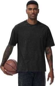 Camiseta Extra Grande para Hombre, Ajuste Flexible, Tacto Suave, Tejido Liso, Ajuste Fresco, Comodidad Activa, Secado Rápido, Transpirable, Ecológica, Capa Diaria - Product Image 2