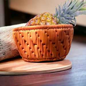 Wholesale Sabai Grass Wicker <b>Basket</b> Natural Decorative Ornaments Home Kitchen Table Vegetable <b>Fruit</b> Storage <b>Basket</b> Box Packing - Product Image 4