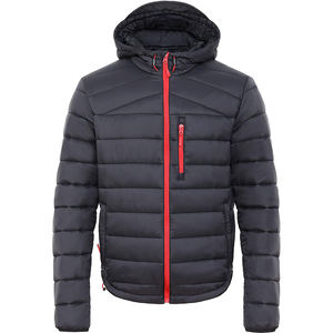 Vestes matelassées pour hommes Manteau matelassé matelassé à capuche, à la mode, de conception personnalisée, nouveau dernier style d'hiver, veste matelassée pour hommes - Product Image 4