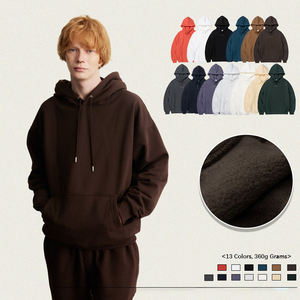 เสื้อมีฮู้ดผ้าฝ้าย300 GSM น้ำหนักเบาเสื้อสเวตเชิ้ตใส่สบายอบอุ่นใส่สบายเนื้อผ้าลำลองส่งตรงจากโรงงาน - Product Image 1