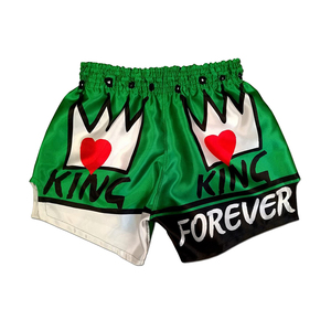 Pantalones Cortos de Muay Thai, MMA y Kickboxing Hechos a Medida, de Algodón/Poliéster, Estilo Urbano, Cintura Elástica, Transpirables y de Secado Rápido - Product Image 2