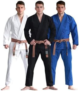 Jiu Jitsu brésilien bleu personnalisé gi pour hommes vêtements d'arts martiaux professionnels avec fonction extensible Kimono intérieur à sublimation - Product Image 1