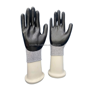 Gants anti-coupures meilleur prix, niveau 3, couleur grise, gants de travail antidérapants, résistants à l'huile et à la graisse, fabriqués au Vietnam - Product Image 5