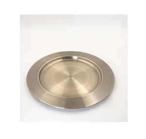 Plaque de chargeur en acier inoxydable de 12 pouces martelé or sous-plaque dîners formels mariages fêtes utilisation à domicile fer matériel Pack - Product Image 3