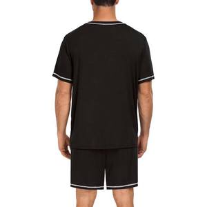 Haute qualité 100% coton Streetwear personnalisé surdimensionné t-shirt et short hommes ensembles courts grande taille respirant 2 pièces ensembles pour hommes - Product Image 6