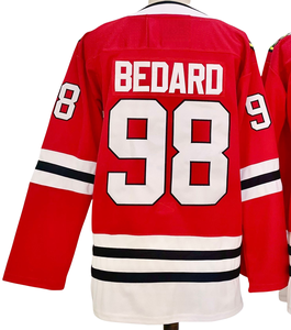 Maillot de hockey sur glace personnalisé unisexe pour adultes tissu polyester respirant broderie à coutures durables à séchage rapide pour clubs ligues - Product Image 4