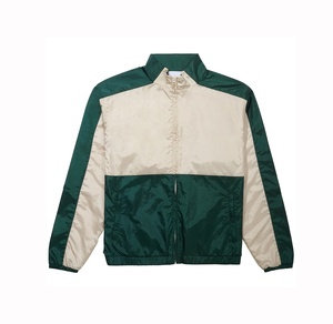 Veste coupe-vent vintage pour homme de haute qualité, col montant, logo personnalisé sur le devant, OEM - Product Image 2