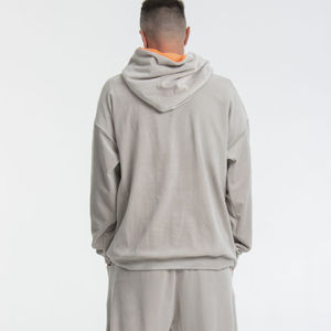 Trajes de chándal de terciopelo de diseñador 2025 para hombres y niños adultos de talla grande chándales personalizados Casual cálido patrón sólido - Product Image 3