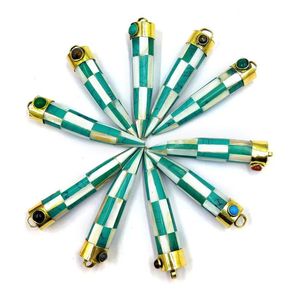 Taille personnalisable collier pendentif corne de boeuf Unique lune serrure Design Style classique inde poli Technique HF artisanat nouveauté - Product Image 2