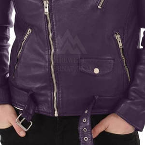 Meilleure veste d'hiver en cuir à la mode pour hommes coupe ajustée vêtements pour hommes de qualité supérieure veste d'hiver en cuir décontractée - Product Image 5