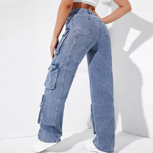 Pantalones holgados de servicio OEM de último diseño para mujer, pantalones holgados cómodos de calidad superior para mujer - Product Image 3