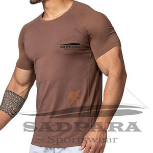 Personnalisé pas cher Fit respirant Sportswear été blanc T-shirt de sport athlétique Fitness T-shirt pour hommes Gym T-shirts pour hommes - Product Image 1