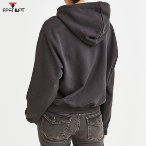 Sudaderas con capucha personalizadas, transpirables, de punto, estampadas, estilo casual, con hombros caídos y diseño transpirable. - Product Image 3