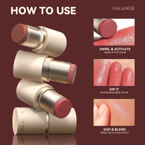 MAANGE Barra de Rubor Cremosa en 13 Colores, Multiusos y Modulable, Rubor Natural para Maquillaje Facial, Venta al Por Mayor Sin Personalización - Product Image 6