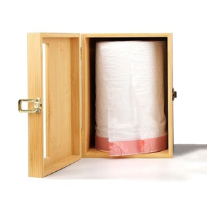 Bolsa de basura de cocina de bambú, caja de pañuelos de bambú hecha a mano, decoración natural ecológica para el hogar y la Mesa, venta al por mayor de Vietnam - Product Image 2