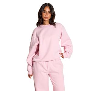 High Quality Women Cotton <b>Sweatshirt</b> <b>Long</b> Sleeve Cozy Fleece Pullover Warm Winter Casual Top <b>For</b> <b>Ladies</b> - Product Image 4