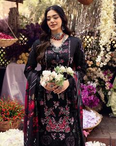 AJM Trade House 1051 Trajes étnicos paquistaníes de diseñador para mujer hechos de seda - Product Image 6