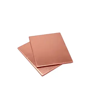 Wholesale 3mm 5mm 12mm thickness Pure 99.99% Copper Cathodes T2 4x8 copper Plate sheets