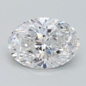 IGI 4.1 ct taille ovale diamant cultivé en laboratoire en vrac pour bague F couleur VVS2 clarté diamant de laboratoire diamant écologique en vrac pour elle - Product Image 1