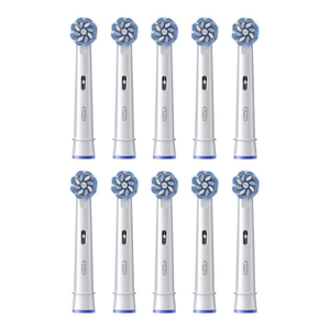 Têtes de brosse à dents de rechange Oral-B Sensitive Clean Pro, blanches et bleues - Pack de 9 - Product Image 3