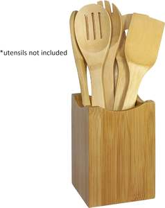 Porte-brosse à dents pour salle de bain, support moderne en bois pour brosses à dents et dentifrice, bois d'acacia, naturel - Product Image 4