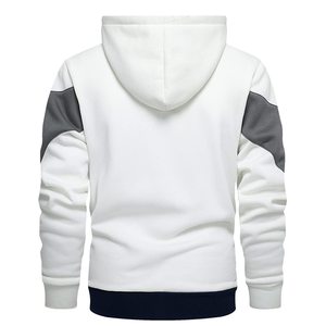 High Quality Cotton Zipper <b>Hoodie</b> Winter Streetwear Thick Fleece 220g Breathable Eco-Friendly Plain Blank Custom Men <b>Hoodies</b> - Product Image 2