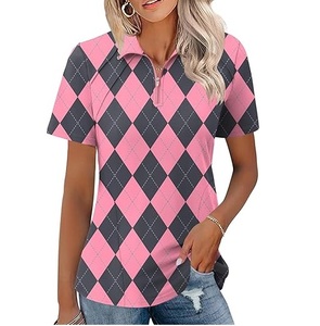 Camiseta Polo Sublimada de Talla Personalizada, Nuevo Modelo, Camiseta Polo de Golf de Manga Corta, Absorbe la Humedad, con Cierre - Product Image 6