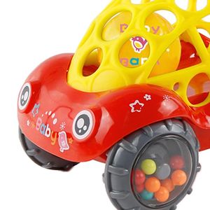 Rosso 2-4 anni bambino che cattura la mano palla musicale sonaglio morbido Silicone animale presa bambola giocattolo - Product Image 2