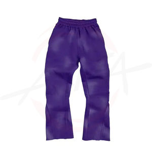 2025 Top Trending Custom Patchwork Flared Jogging Pantalones para hombres Pantalones de chándal y pantalones casuales para hombres - Product Image 5