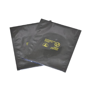 Sac antistatique ESD SYSTECH SE36-75 pour l'électronique grand public, taille 150x140mm (fermeture éclair supérieure), fabriqué en matériau PET/AL/CPP, résistant aux rayons du soleil - Product Image 1