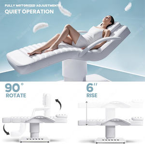 Lettino da Massaggio Elettrico Moderno di Lusso per Salone, Spa, Trattamenti di Bellezza, Ciglia, Tatuaggi, Ceretta ed Estensione Ciglia - Product Image 2