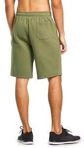 Men's Cotton <b>Fleece</b> <b>Shorts</b> with Custom Screen Printed Design Solid Pattern French Terry Street Wear Men's <b>Short</b> Sweat Pants - Product Image 3