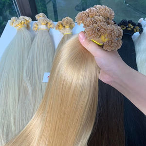 ผมต่อปลายแบนสำหรับต่อผมมนุษย์บริสุทธิ์จากเวียดนาม22นิ้ว100กรัมต่อผมเรียงตามหนังไม่หลุดร่วง - Product Image 1