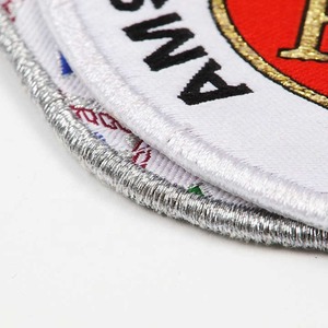 Parches Tejidos Cuadrados con Logotipo de Tren de Vapor de Brewing Company, Letras Inglesas, Color Personalizado, Ecológicos, Servicio OEM, Cosidos, MOQ 50 Piezas - Product Image 4