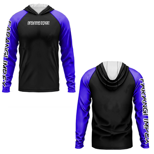 เสื้อฮู้ดตกปลาแบบกำหนดเองสำหรับผู้ชาย ป้องกันแสงแดด UPF 50+ แขนยาว ป้องกันรังสียูวี ระบายอากาศ แห้งเร็ว แบบซับลิเมชั่น ผลิตในสหรัฐอเมริกา - Product Image 2