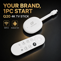 Q20 Android流媒体播放器棒 H618 Android 12.0 BT5.0 5G 双WiFi 2GB 16GB 4K 智能电视设备 Google TV ATV 供应商