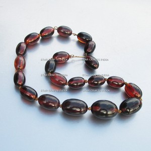 Collier en résine pour femmes de mode quotidienne au design unique, meilleure vente de collier de perles en résine, perles colorées - Product Image 4