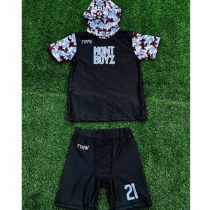 Venta al por mayor 7 en 7 uniformes logotipo personalizado sublimación 7 en 7 conjunto de uniformes de fútbol uniformes personalizados Kits completos - Product Image 5