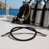 Tuyau de respiration basse pression pour plongée, tuyau d'inflation BCD pour régulateur de plongée et contrôleur BCD