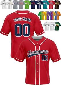 Camiseta de Béisbol Personalizada al por Mayor de Poliéster con Nombre, Número y Logotipo Bordados, Transpirable y de Secado Rápido para Hombres, Mujeres y Niños - Ropa de Softbol - Product Image 3