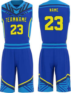 Nouveauté : Ensemble de maillots de basketball personnalisés unisexe – Qualité supérieure, respirant, grandes tailles, avec logo personnalisé – 100 % coton - Product Image 1