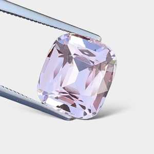 Morganite naturelle rose pêche de qualité supérieure, taille coussin, 5,80 CT, 11,4x9,9x7,7 mm, provenant du Nigéria - Product Image 3