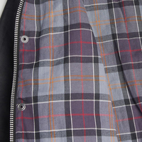 Veste légère à capuche pour homme en toile 100% nylon, personnalisable avec étiquette privée, teinte unie, style urbain, face en coton ciré imperméable