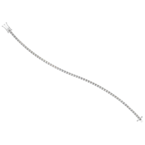 925 Sterling Silver Moissanite Tennis Bracelet pour Femmes De Luxe Diamant-Comme Chaîne Bijoux Style Classique En Gros En Ligne Approvisionnement - Product Image 1
