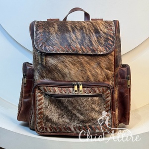 Nouveau sac à dos de luxe fait main en cuir de vachette vente en gros de sac à dos multifonctionnel en cuir véritable sac à dos de voyage - Product Image 1
